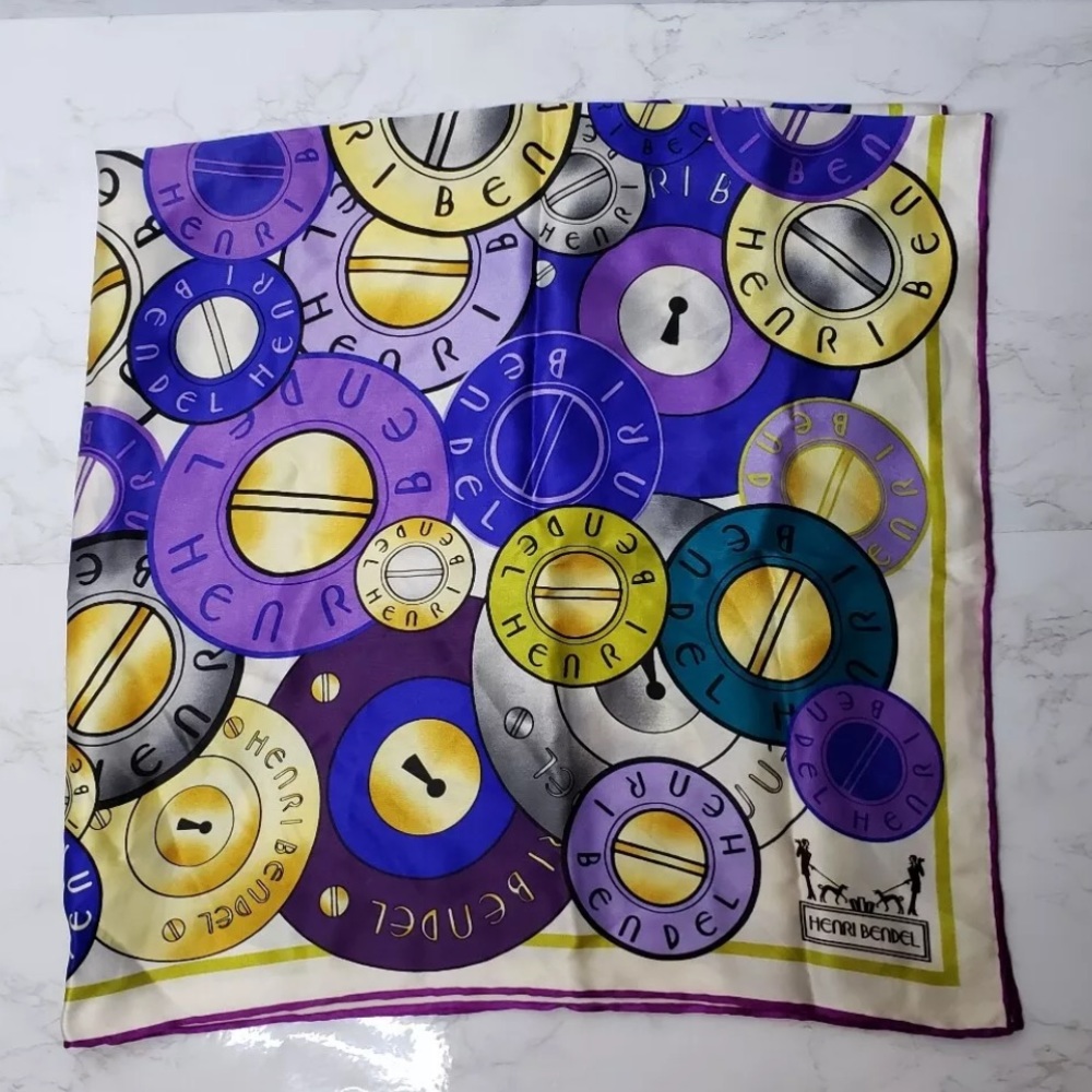 In search of ! Henri Bendel silk scarf